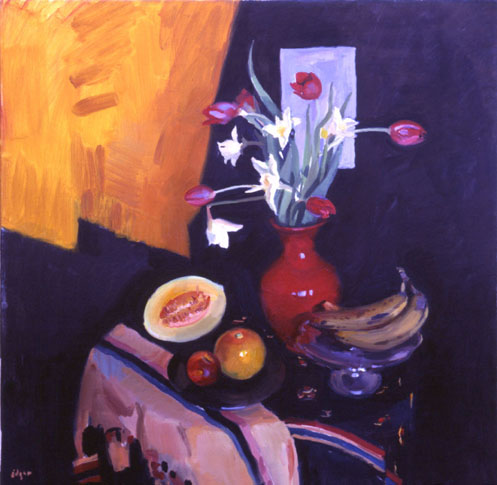 The red vase