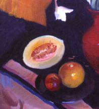 The red vase - detail